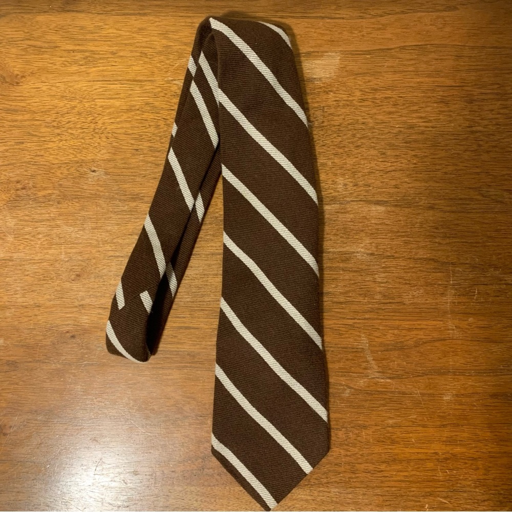 Brooks Brothers Makers Cashmere/Silk Striped Tie